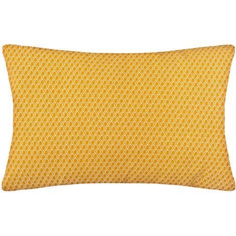 Atmosphera – Coussin décoratif déhoussable en coton et polyester moutarde 30 x 50 cm – Confort optimal pour salon et chambre – Facile à entretenir - OTTO 30 X (1/10)