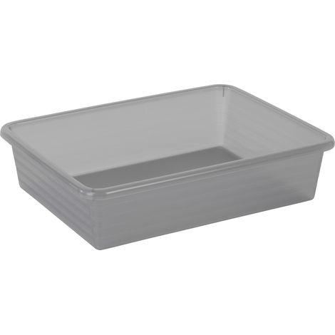 Rotho Formatkörbchen Linus A5 anthrazit 25,5 x 19,5 x 6 cm Boxen, Körbchen & Kisten