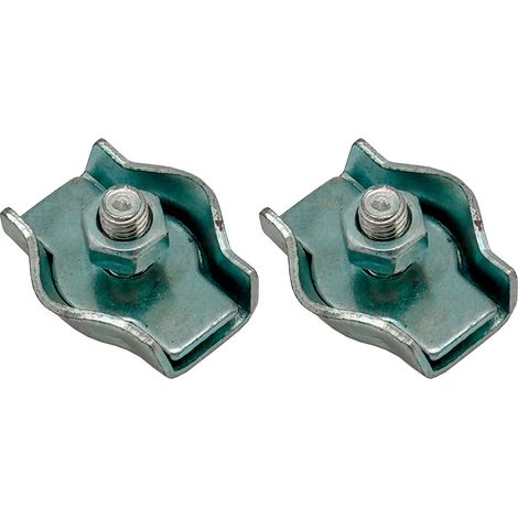 Serre-câble Plat Sjt03 Fixation Câble 2mm Galvanisé - Edm