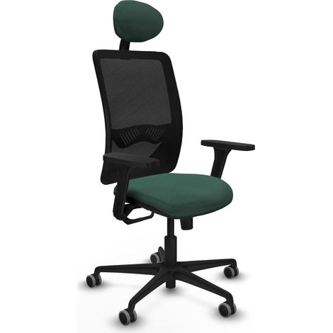 Sedia ergonomica piqueras y crespo Zulema nero nylon (1/2)