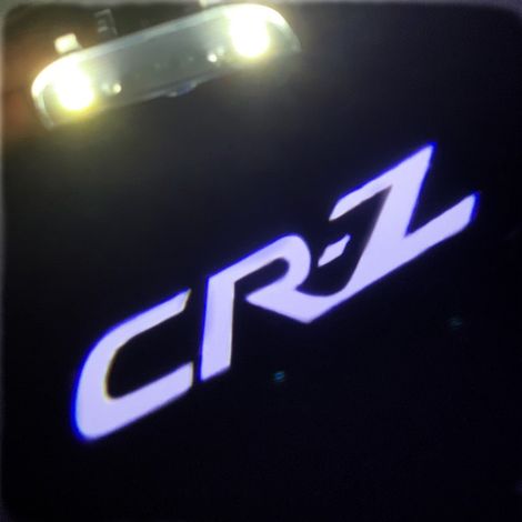 (Pour CRZ) 2 projecteurs laser LED pour logo de portière de voiture, compatibles avec CR-Z 2010-2020. Éclairage d'accueil discret avec logo CRZ. Accessoires auto. (1/5)