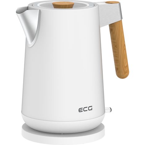 Bollitore elettrico ecg rk 1768 strix timber white 1850-2200 W 1.7 L