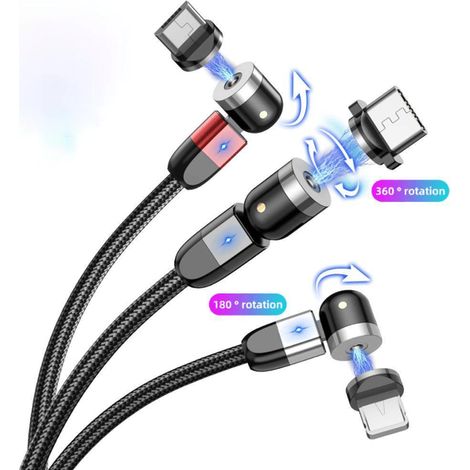 Câble de chargement magnétique micro-USB (1/2)
