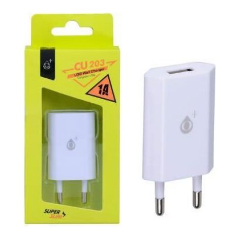 Chargeur secteur port USB 2.4A Alcatel One Touch Idol 3 4.7" - Blanc (1/2)