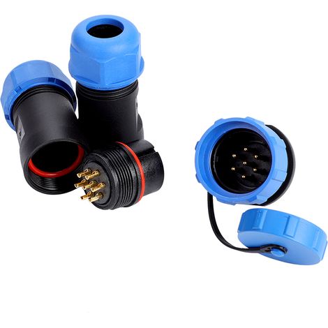SP21 IP68 7-poliger wasserdichter Kunststoff-Luftfahrtstecker (7-polig) (1/5)