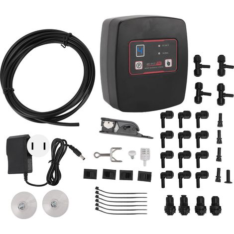 Système de brumisation pour reptiles avec minuterie, humidificateur automatique Wi-Fi, 4 buses réglables, pompe silencieuse, kit complet pour terrarium (1/5)