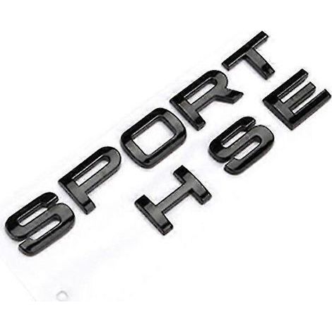 Logo Sport HSE noir brillant pour hayon de coffre Range Rover (1/5)