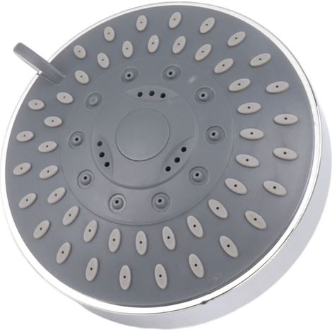 G1/2in Top Spray Wall Mounted Shower Head with 5 Adjustable Spray Modes, Round Water Flowing Shower Head for Hotels (1/4)