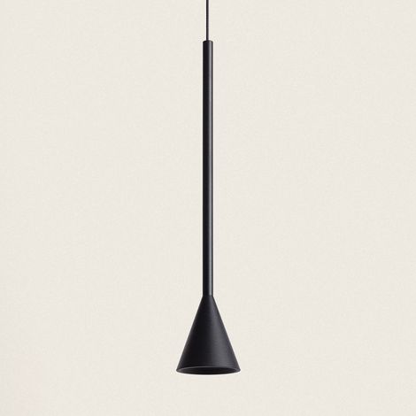 Lampada a Sospensione LED 6W Alluminio Piaski  Nero
