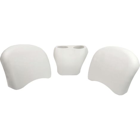 WATERCLIP Set confort : 2 Reposes tête et 1 porte verre pour spa gonflable