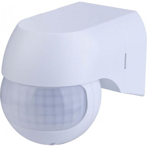 Détecteur de mouvement infrarouge réglable à 180° V-TAC, montage au plafond, blanc (max. 400 W), IP44