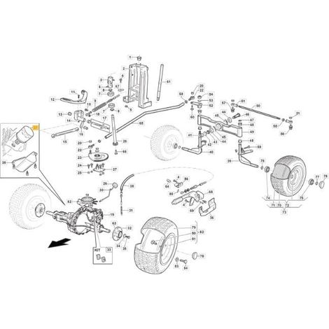 HY-ACHSE-ÖLFILTER. ORIGINAL STIGA G700 ZAHNRAD – 118830389/0