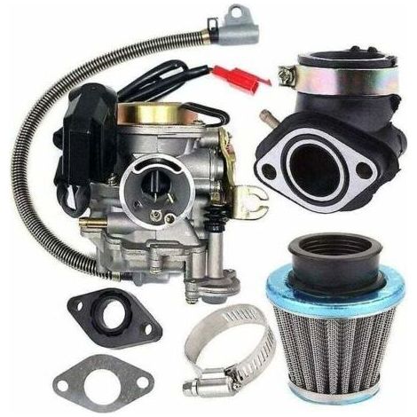 18mm PD18J PD18 Carburateur 4 temps Remplacement pour Scooter Carb GY6 50cc 60cc 80cc 139QMB 139QMA chinois Mobylette Chinois scooters Sunl Baja..dyk. (1/4)
