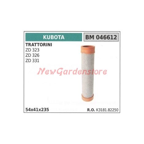 Luftfilter KUBOTA Rasentraktor Motor ZD 323 326 331 046612