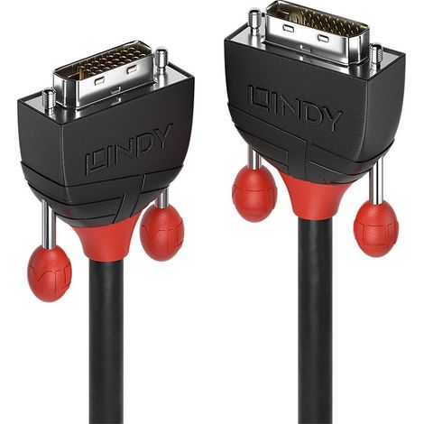 LINDY DVI Cavo Spina DVI-D 24+1pol. , Spina DVI-D 24+1pol. 5.00 m Nero 36254 Cavo DVI (1/3)