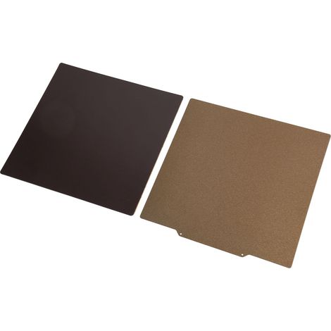 Plaque de construction amovible et flexible double face en acier à ressort PEI avec surface magnétique pour pièces de plateau chauffant d'imprimante 3D (1/5)