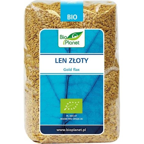 Semi di lino dorati Bio Planet 400 g (1/3)