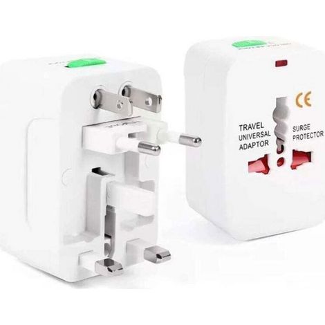 Adaptateur de voyage universel - ZOR® - Multi-fonction - 200 pays - France, USA, UK, Australie - Tout-en-un - Compact (1/4)