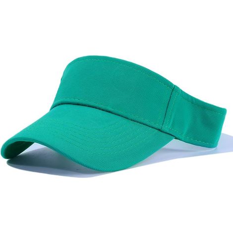 Visière Femme - 1 Pièce - Tissu Respirant - Protection UV Et Queue De Cheval - Golf Tennis Plage - Taille Unique (1/5)