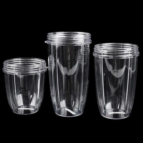 Gobelet de rechange transparent pour extracteur de jus NutriBullet (18 oz, 24 oz, 32 oz) (1/5)