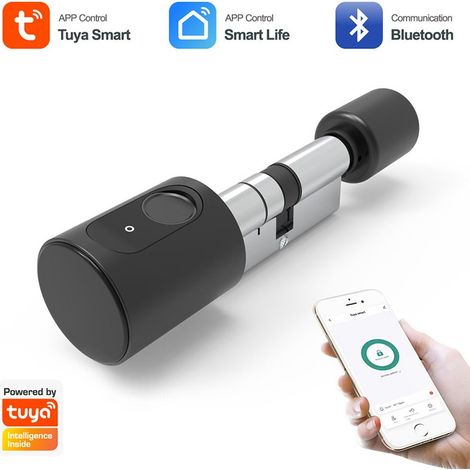 Tuya Serratura a Cilindro Smart Bluetooth con Fingerprint (1/5)