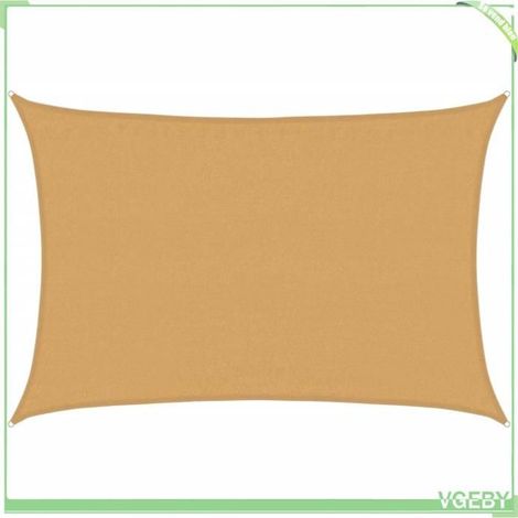 Voile d'ombrage - FAFEICY - 4002043 - Rectangulaire - 3,5x4,5 m - 160 g/m² (1/5)