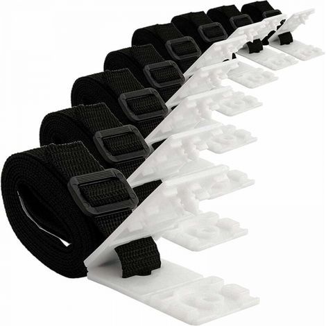 Pool solar cover fixing kit - 8 solar cover straps - Solar cover strap kit - Cover reel fixing (1/5)