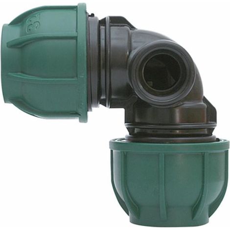 Coude a 90° pop-up pour PE 25 mm + 1/2" femelle