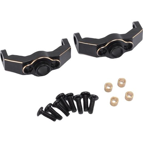 Blocs de roulettes en Laiton Moyeux C pour Essieu Arrière sur Chenilles RC /18 – Kit de Mise à Niveau de Contrepoids usiné CNC avec Vis pour Une stabilité, Une Articulation et Un Réalisme (1/4)