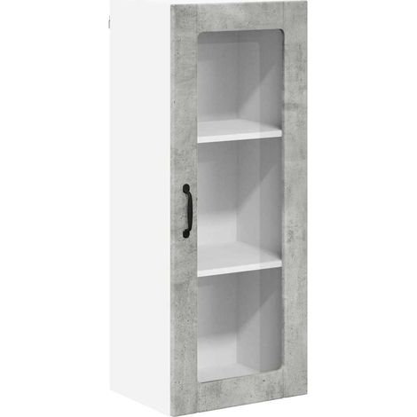 Meubles de Rangement,Armoire de cuisine avec étagère Gris béton 40 x 31 x 100 cm CFW587226 (1/5)