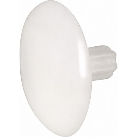 Tappi a vite per vite HC4 Allen No. 4 D.12mm, PVC bianco, 14 pezzi.