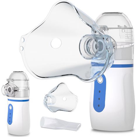 Randaco Nébulizador inhalador portátil y silencioso, con boquilla y mascarilla incluidas (1/5)