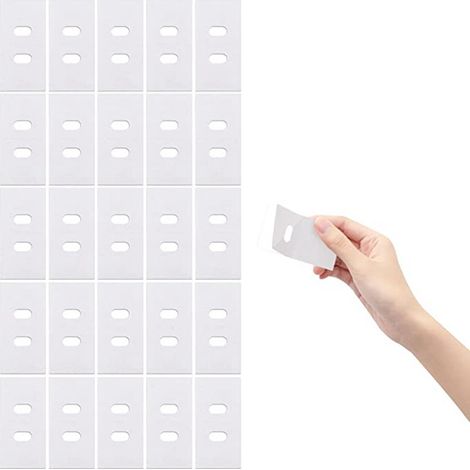 Ensemble de 50 patchs de réparation pour stores verticaux de 5 cm (2 pouces), accessoires de réparation pour lames de stores vénitiens verticaux (1/5)