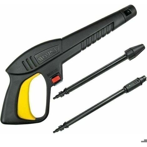 Pistolet à eau haute pression avec pistolet à jet variable et pistolet rotatif, compatible avec les nettoyeurs haute pression Lavor (1/4)