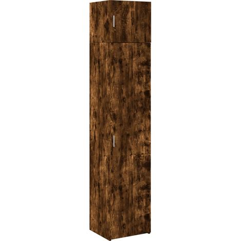 Maison Exclusive - Mobile Sottile Rovere Fumo 45x42,5x225 cm in Truciolato