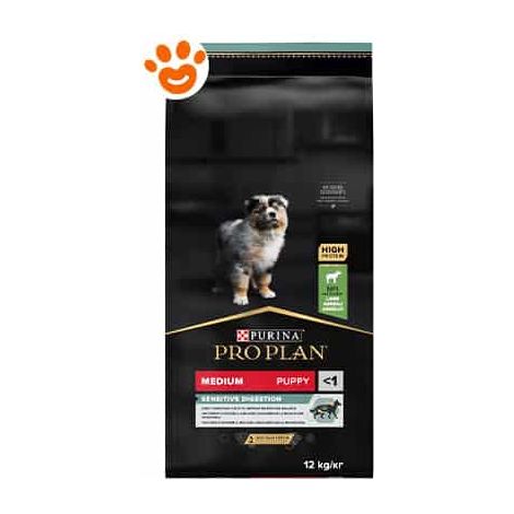 Purina Dog Pro Plan Puppy Medium Agnello - Sacco 12 Kg - Cibo Secco Cani