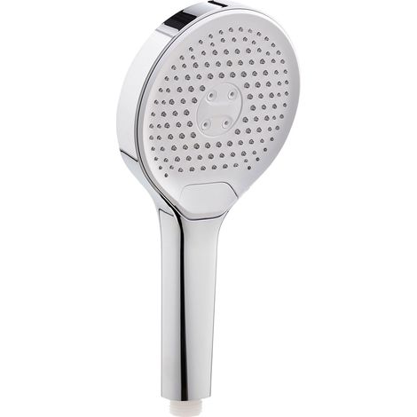 SCHÖNER WOHNEN-Kollektion Handbrause GLAIA, wassersparender Duschkopf rund, Duschbrause mit 3 Strahlarten, Chrom (1/2)