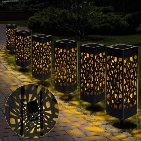 Lampe Solaire - LED - Étanche IP65 - Pour Jardin Terrasse Piscine - Lot De 6 (1/5)