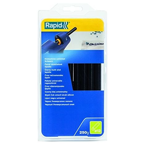 RAPID BÂTONS DE COLLE DE DIAMÈTRE 12 X 190 MM, 250 G 5000211 NOIR