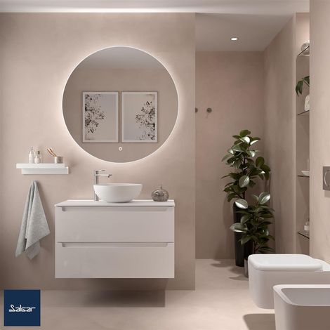 Meuble sous-lavabo MONTERREY 900 2 tiroirs blanc brillant (1/5)