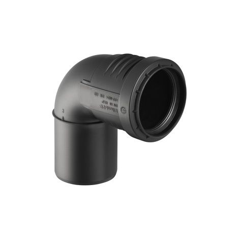 Geberit Silent-PP Curva, DN 30, dø 32 mm, 390.024.14.1
