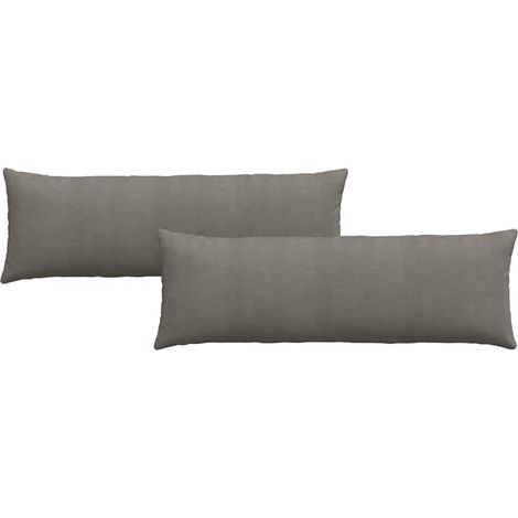 Maison Exclusive - Coussins de canapé 2 pcs Gris clair 120 x 40 cm