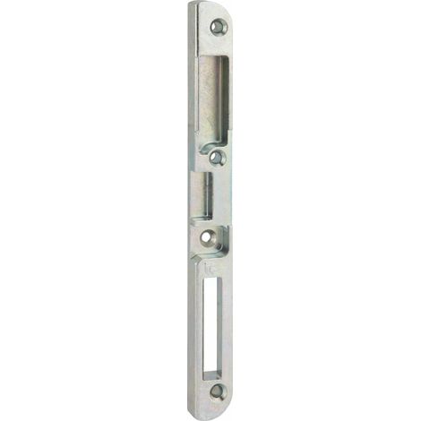 Gâche centrale encastrable pour porte d'entrée bois gauche 190x18x13mm – Acier FerGuard® – Compatible serrure Trimatic – Verrouillage sécurisé – Ferco By Thirard