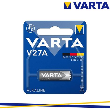 Batteria alcalina Varta v27a 12v blister 1 unità ø8x28,2mm