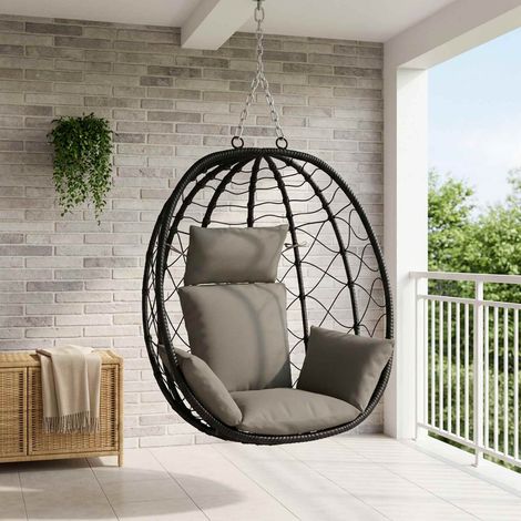 vidaXL Coussin Adirondack PUTTEN 100 % polyester Gris 60 x 145 x 10 cm (1/5)