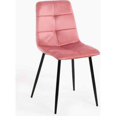 Sillas Comedor - Silla Daris Terciopelo - Rosa (1/5)