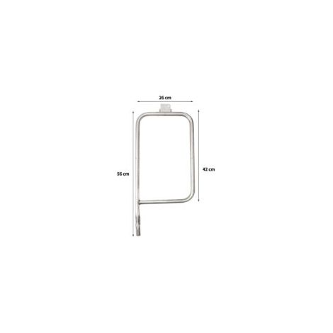 Mattschwarzer Toilettenpapierhalter zur Wandmontage, eingelassener schwarzer Metall-Toilettenpapierhalter mit Montagehalterung - Crezuo (1/4)