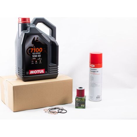 Kit Entretien Vidange Standard pour SUZUKI RMX 450 de 2010 à 2017 - MOTUL 7100 10W40 4L