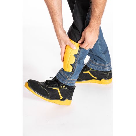 Jeans de travail stretch avec emplacement genouillères JOBPRO - BLEU, 46 (1/5)