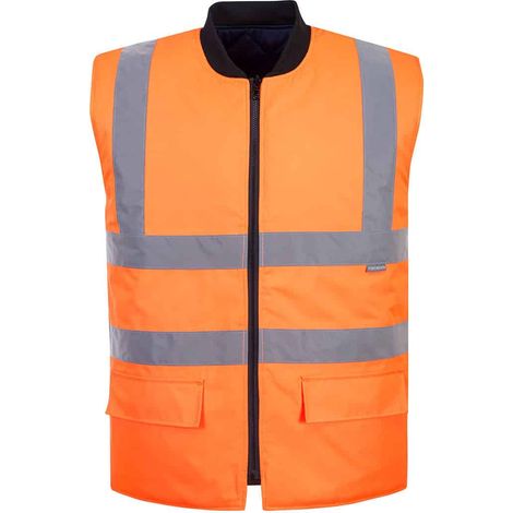 Gilet HV Réversible couleur : Orange taille 5XL - PORTWEST